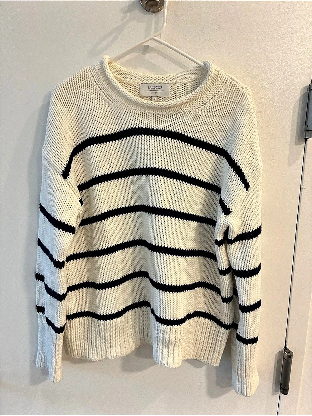 Women’s La Ligne Marina Sweater Striped Cotton Sweater